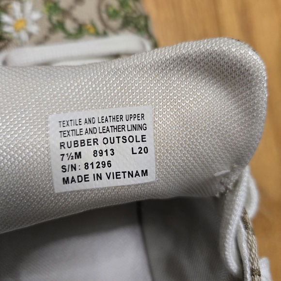 Tory Burch Howell Court Monogram Daisy Floral Sneakers Shoes - Picture 9 of 9